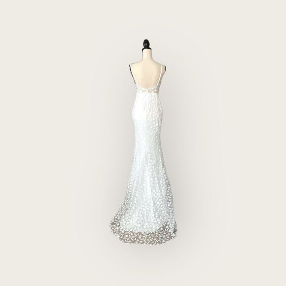 Boho Lace Wedding Dress - Picture 7 of 8